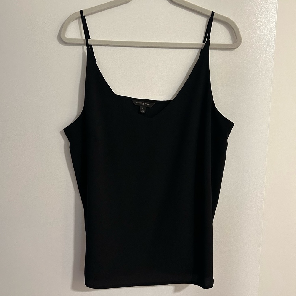 Banana Republic Black Sleeveless Camisole